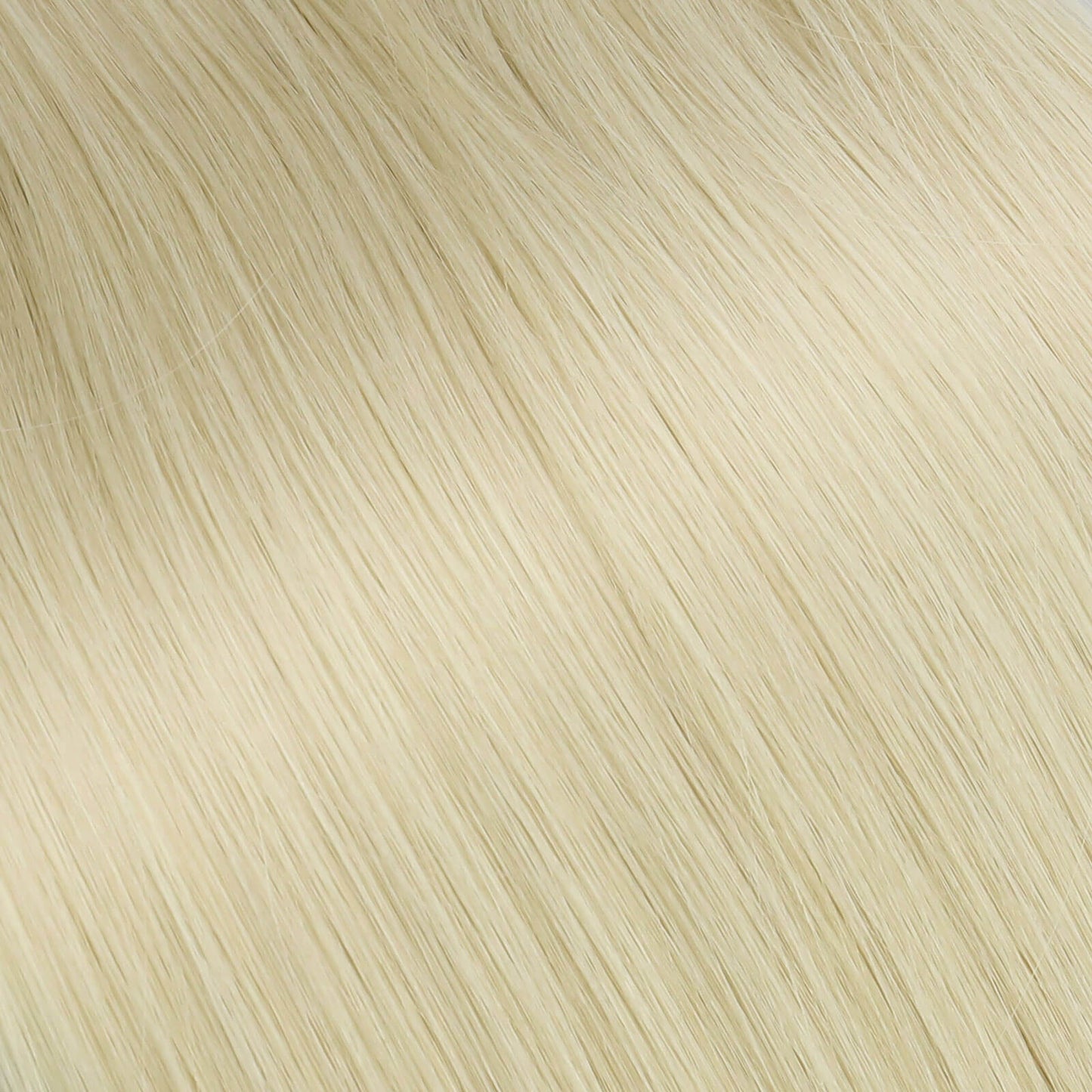 light blonde virgin human hair extenisions customize color