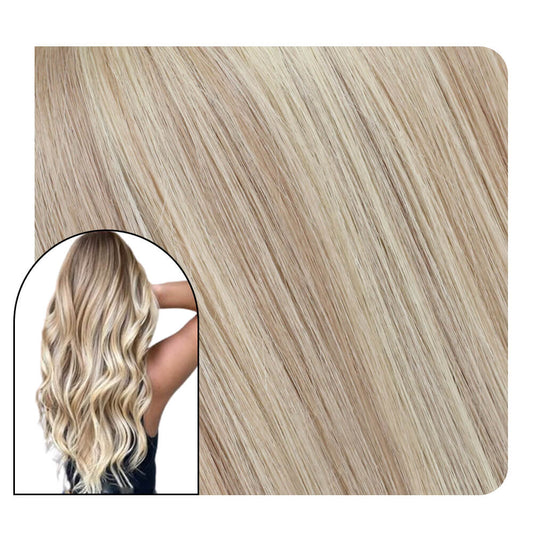 Best Hair U-tip Fusion Virgin Hair Extensions Blonde Piano Color #18/613