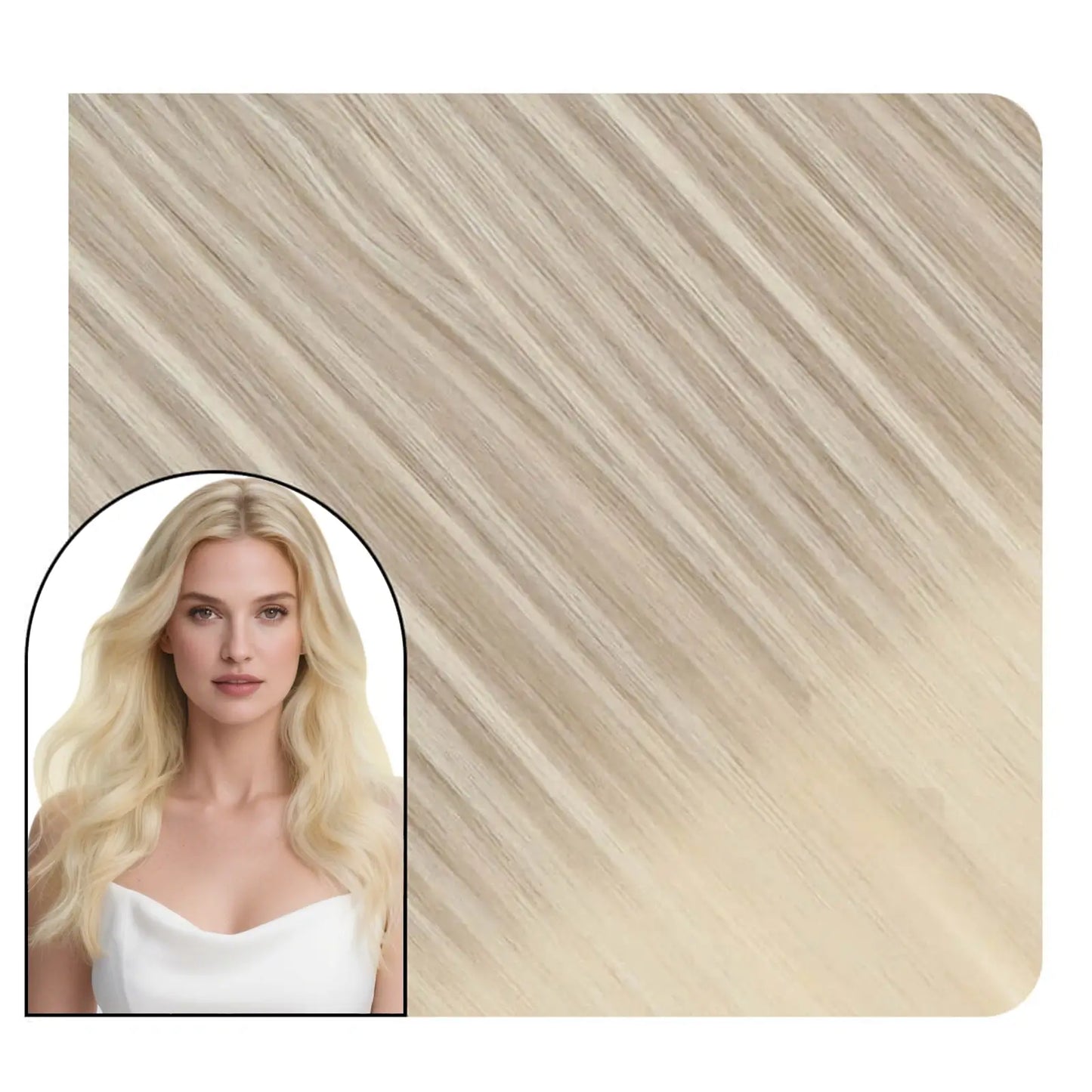 Balayage Seamless Injection Tape in Virgin Hair Extensions 18/22/60