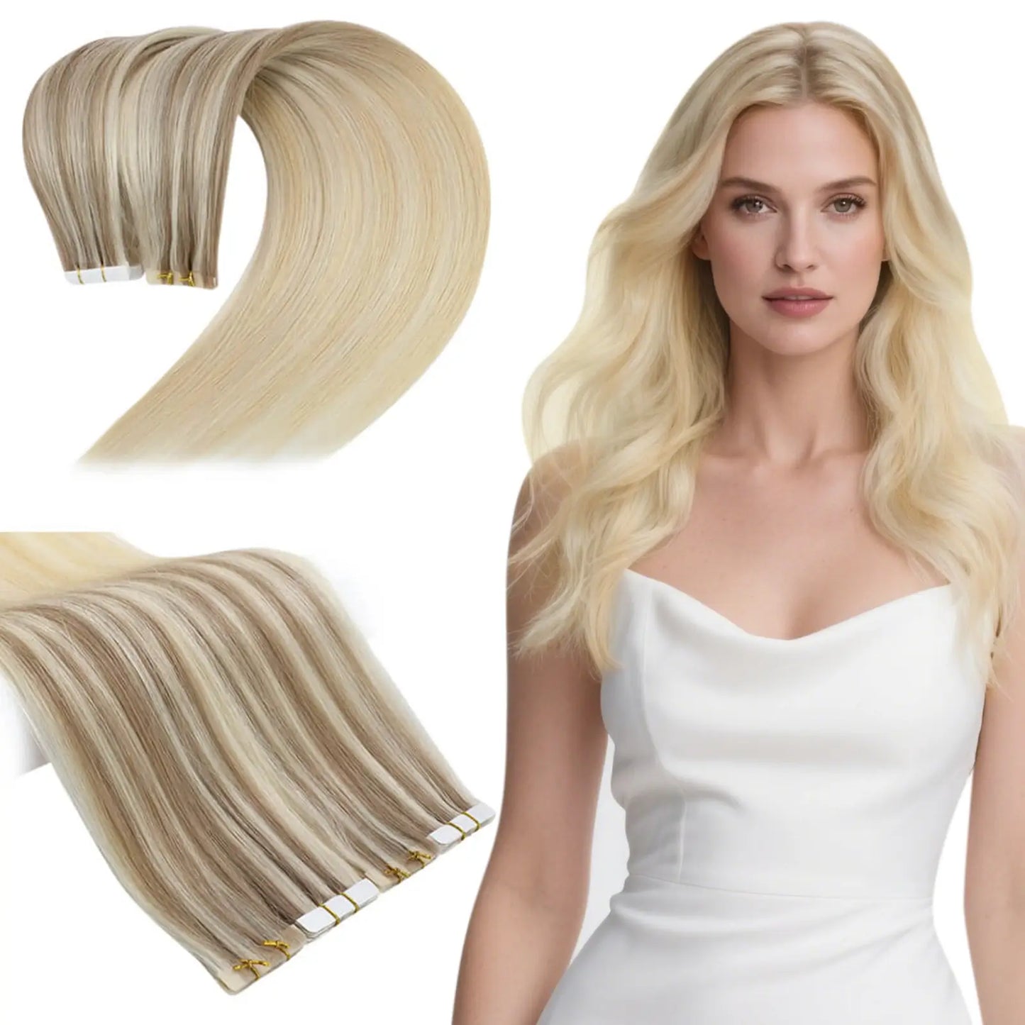 Balayage Seamless Injection Tape in Hair Extension