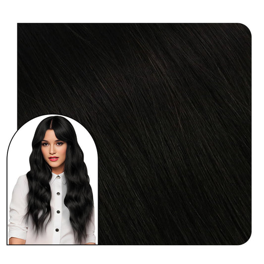 Hair Bundles Genius Weft Extensions 100% Human Hair Off Black