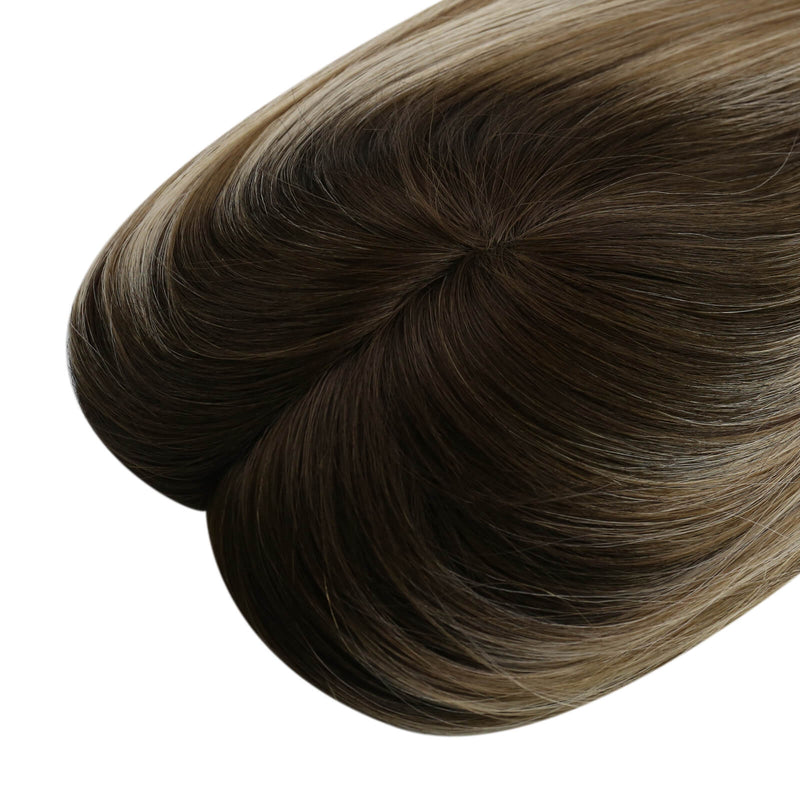 1005 virgin human hair topper for women