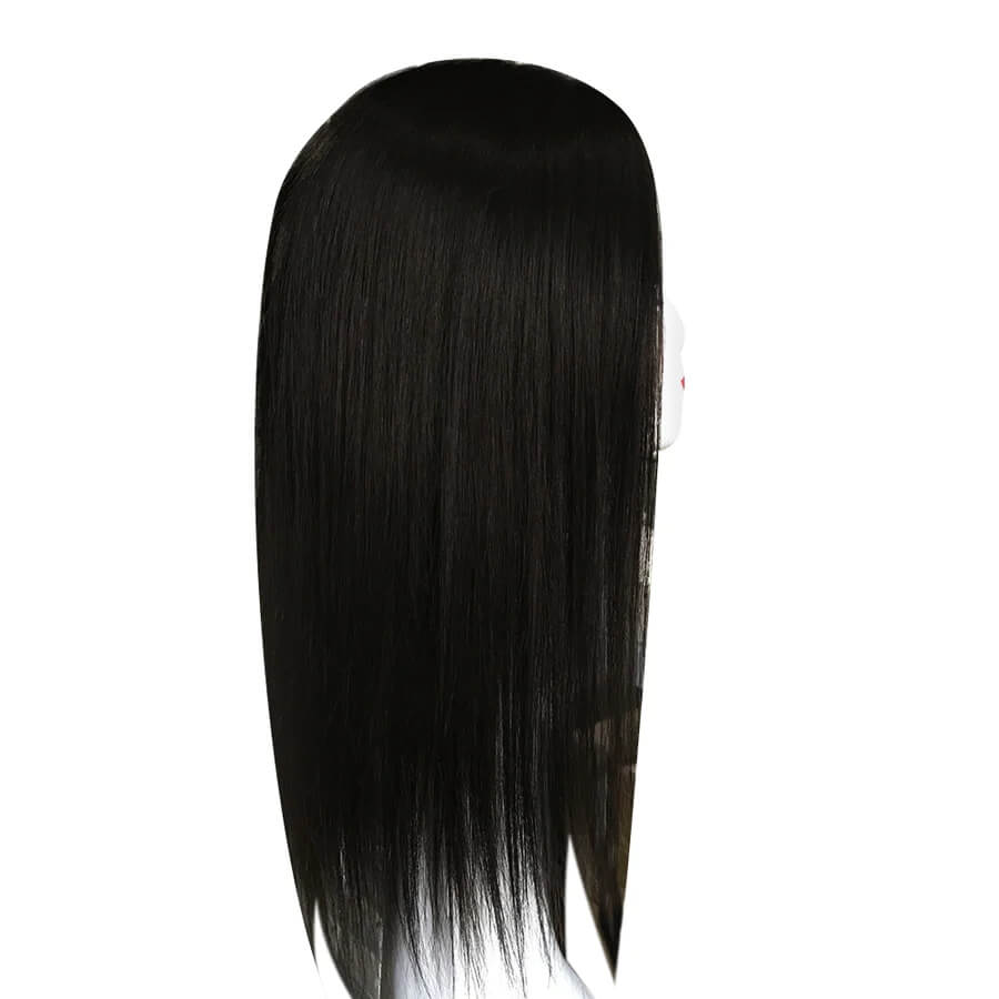 straight hair topper clip-in human hair topper