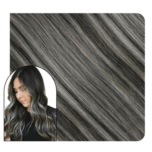 virgin tape in extensions balayage color invisible tape in hair