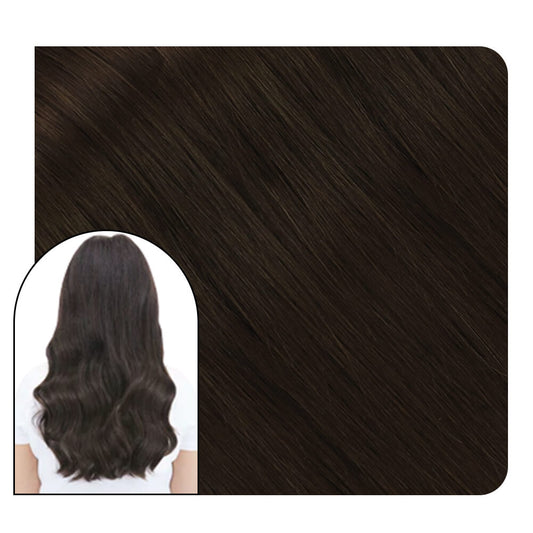 Hair Pre-Bonded Hair Extensions Virgin Hair Brown I Tip Hair #2