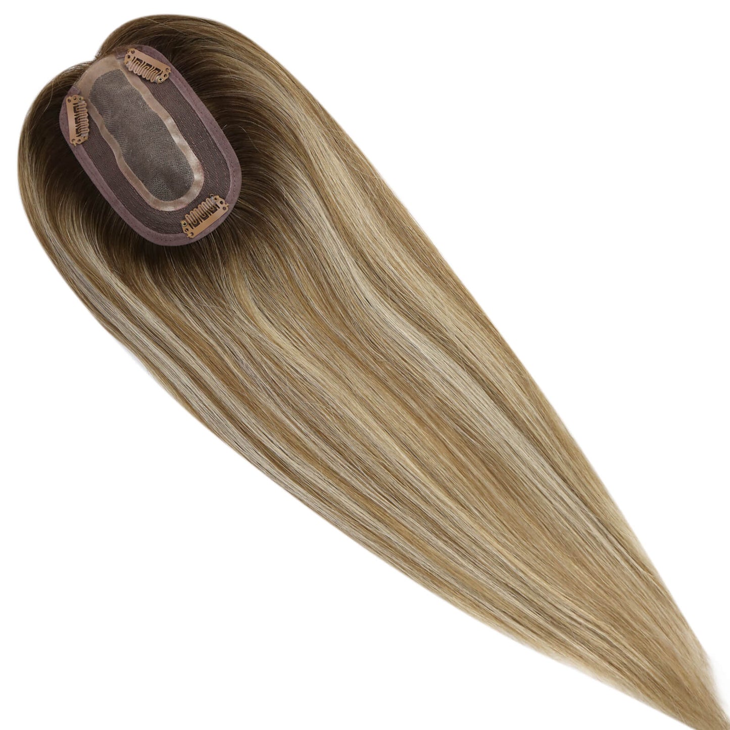topper with nobangs human hair 100% virgin hair