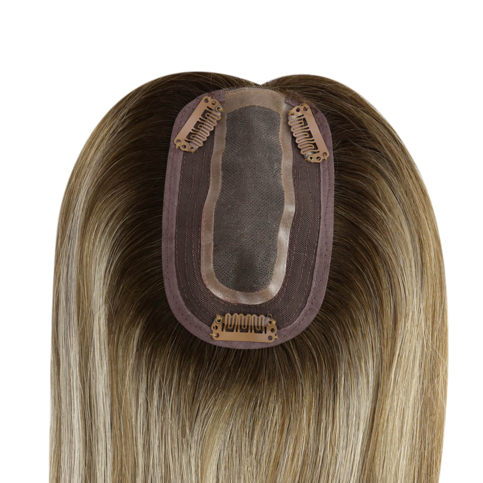 human hair topper virgin human hair
