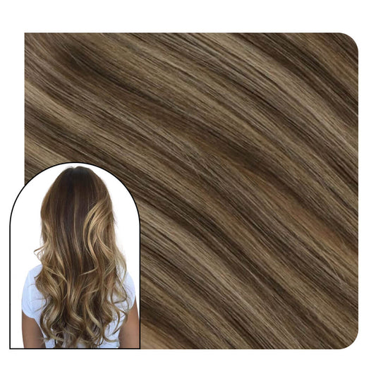 virgin hair weft flat silk weft flat track weave