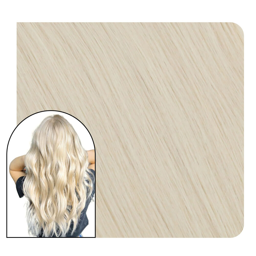 blonde hair extensions weft human hair