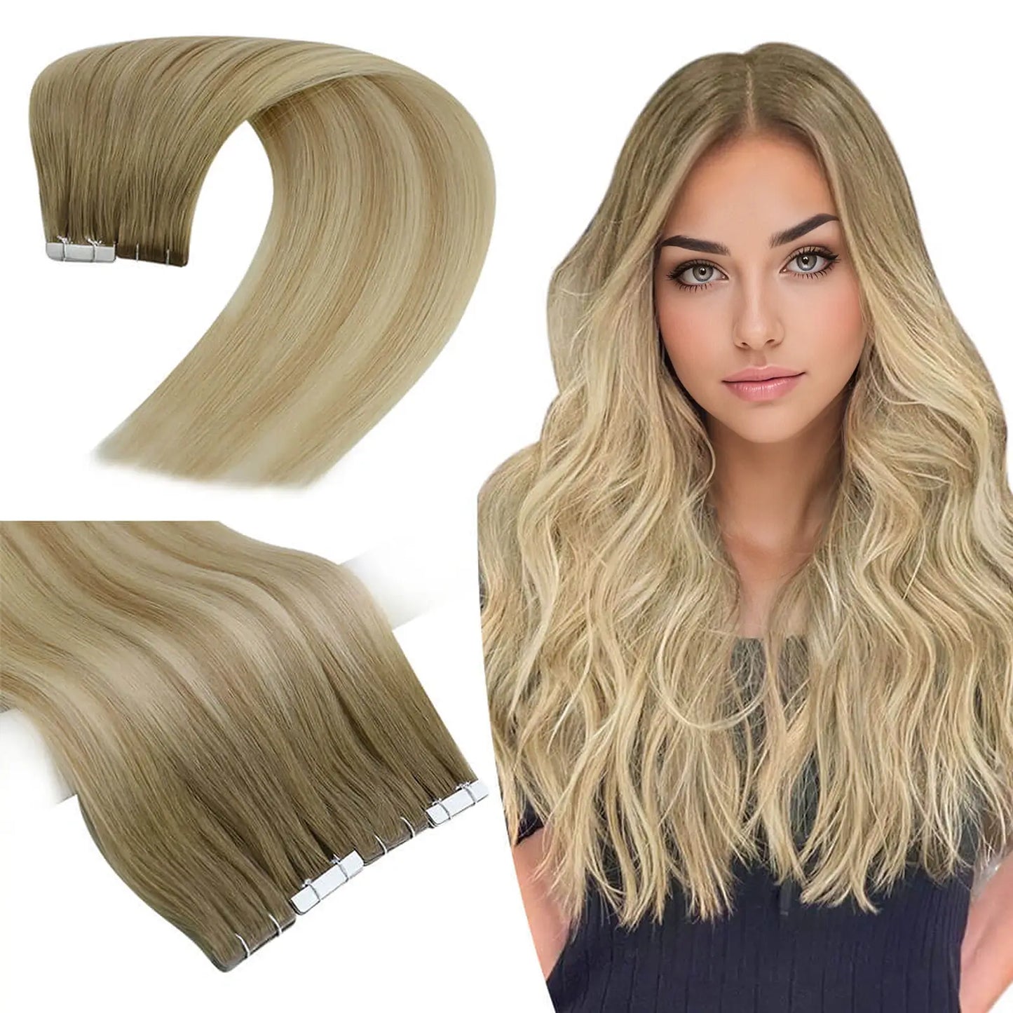 virgin invisible injection tape in hair extensions
