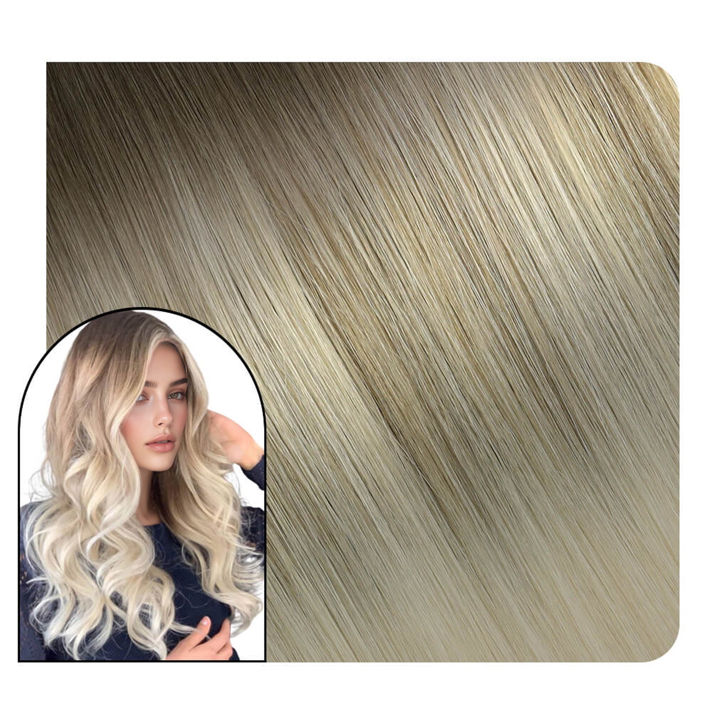 platinum blonde sew in hair extensions