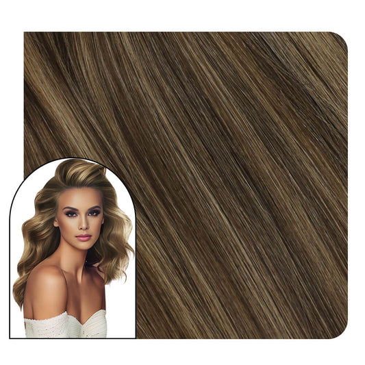 Invisible Genius Wefts Human Hair Extensions Silky Straight #BM