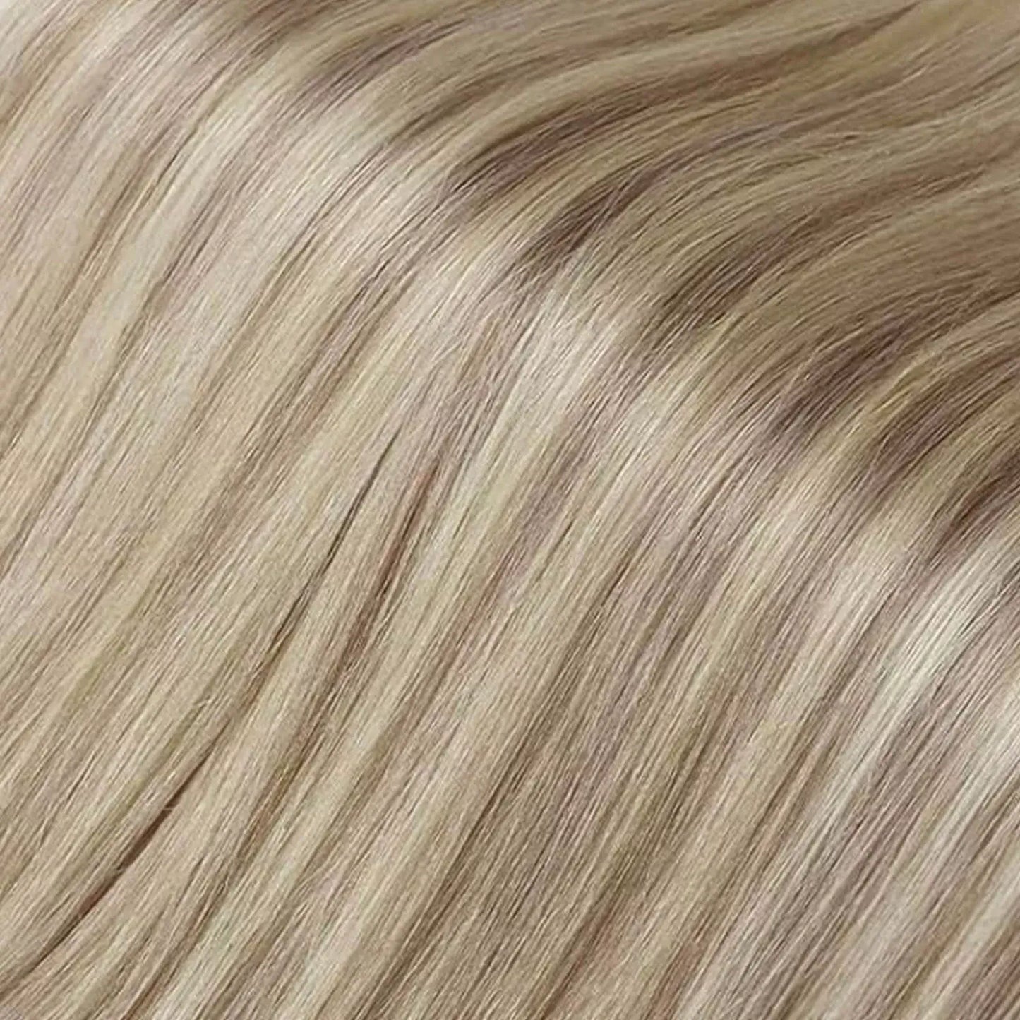 PU injection clip in hair extensions highlight blonde P18-613