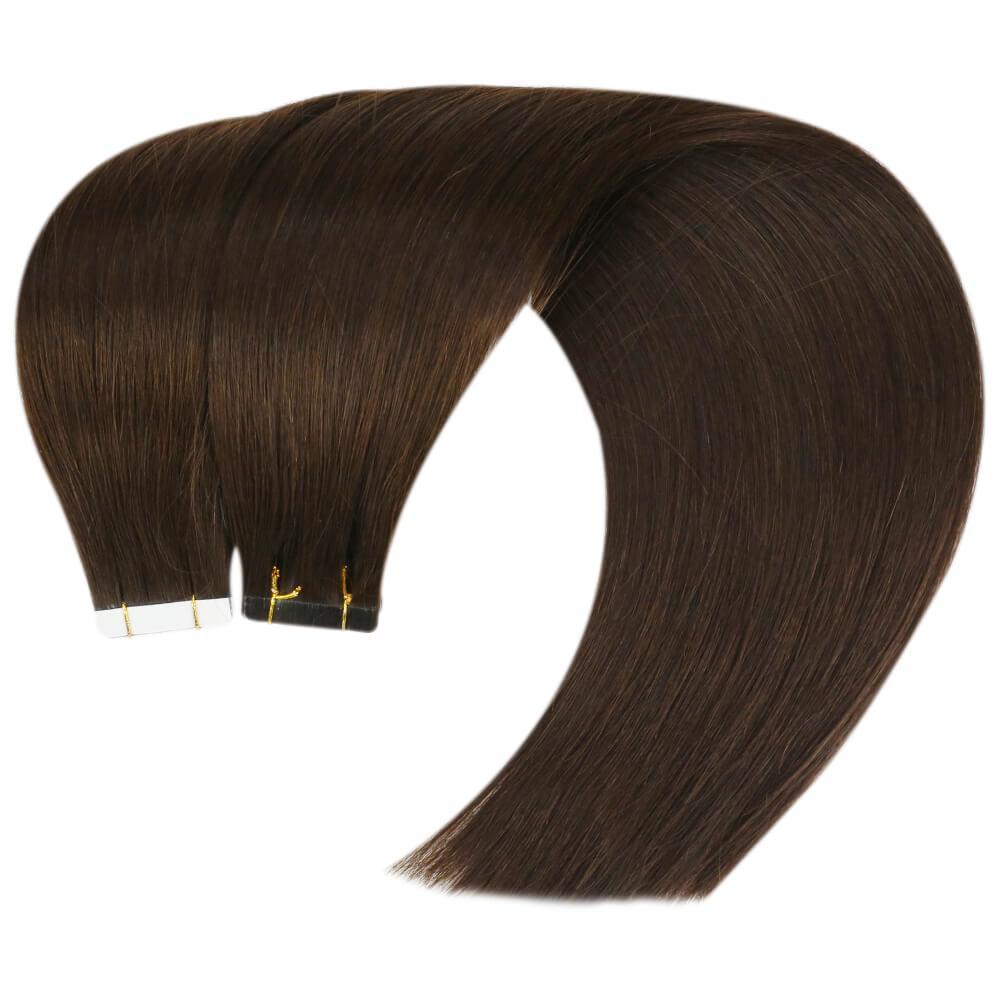 glue in hair extensions human hair brown tape in hair