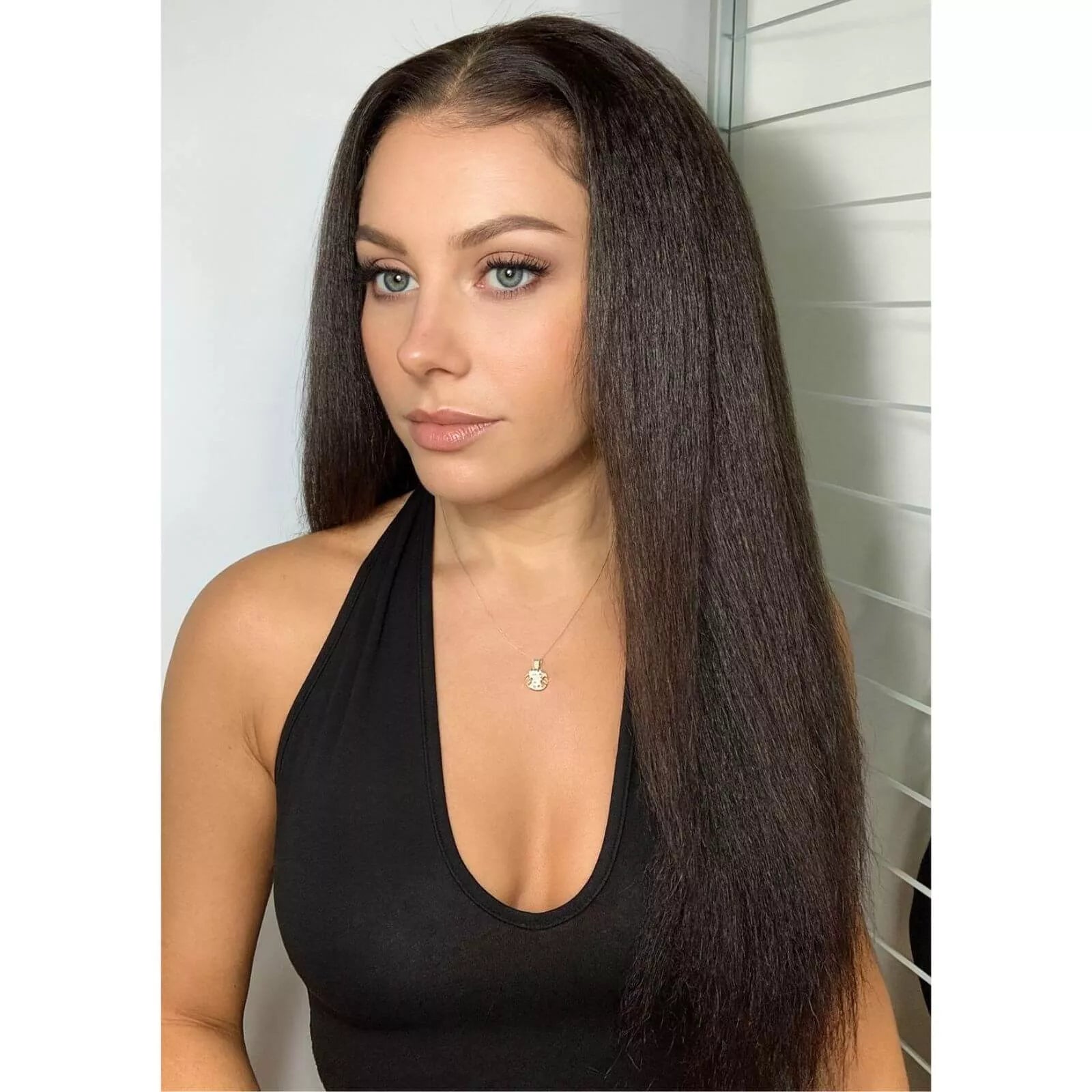 Curly Clip in Hair Extensions 100% Real Human Hair Yaki 
