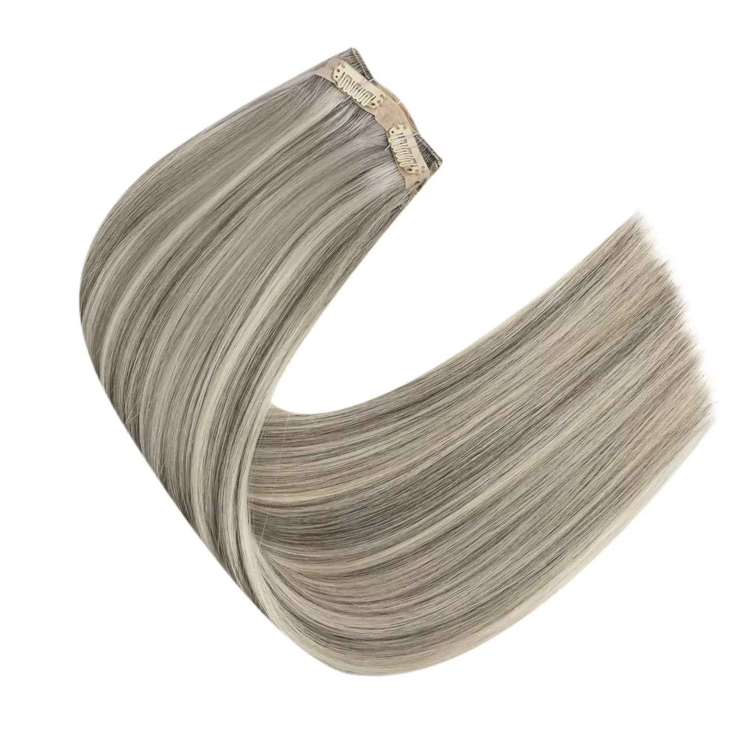 Full Cuticle Clip in Extensions 100% Human Hair Balayage