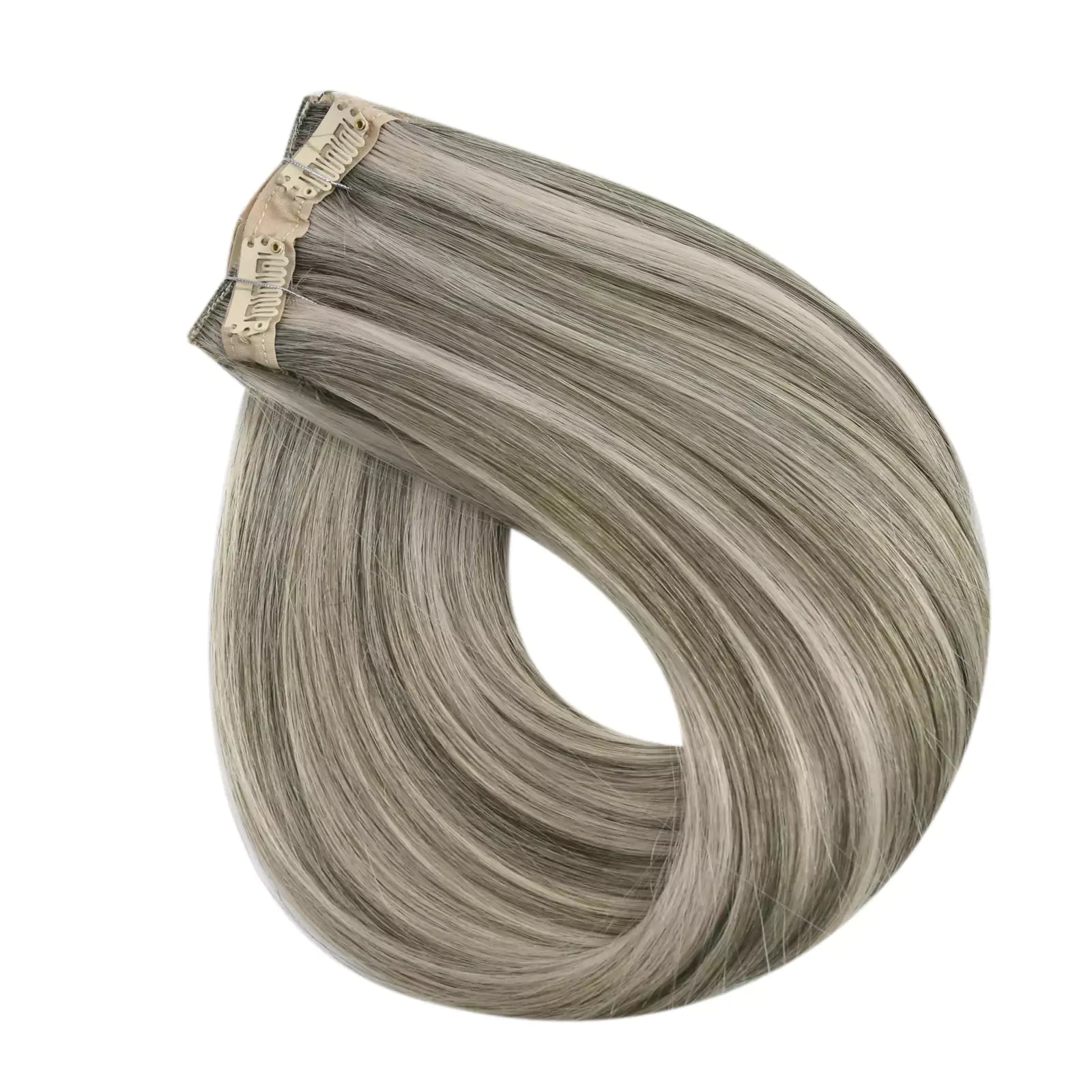 Full Cuticle Clip in Extensions 100% Human Hair Balayage