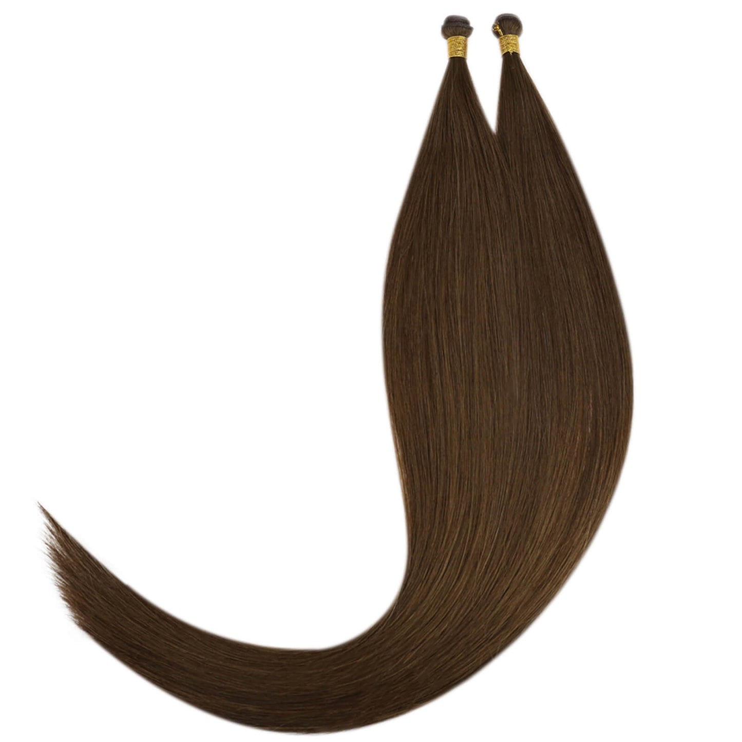 Genius Weft Extensions Hair Bundles Dark Brown hair weaves for thin hair