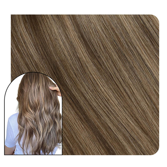 Full Cuticle Virgin Genius Weft Hair Extensions Balayage