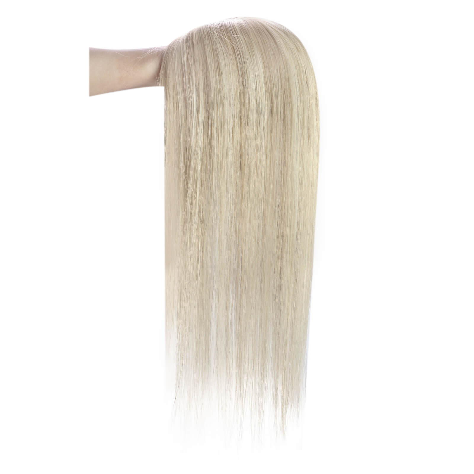 highlighted color human hair crown for thin hair