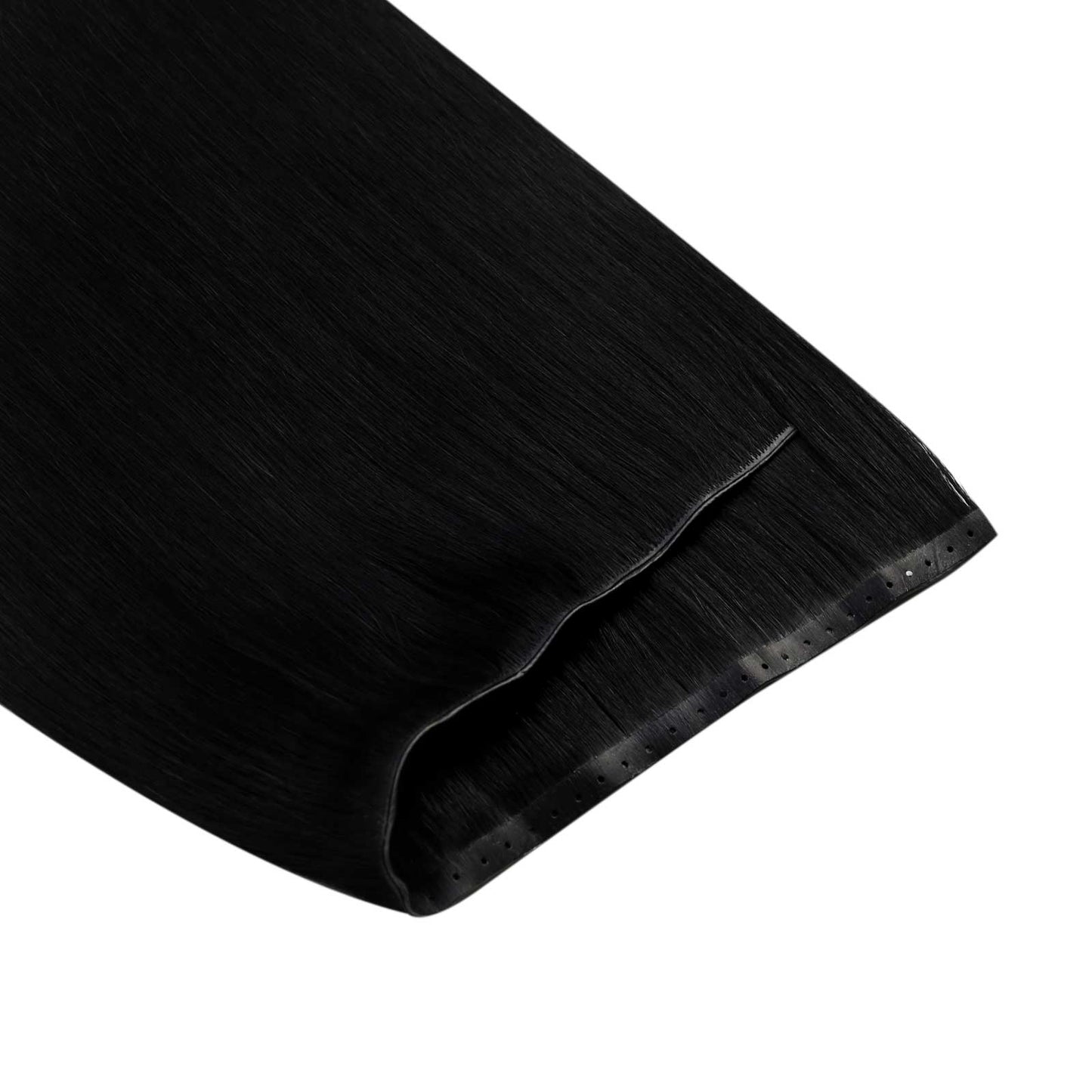 invisible hair weft with hole hair weft extensions