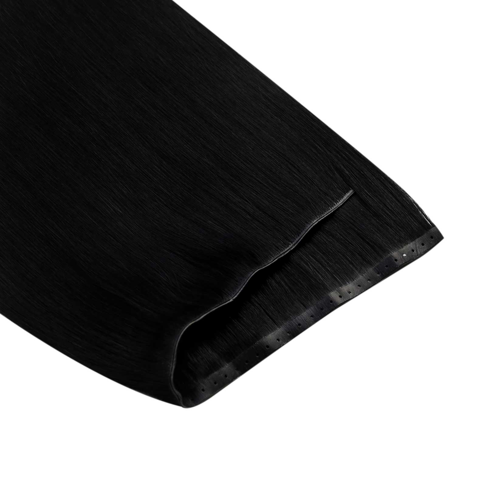 invisible hair weft with hole hair weft extensions