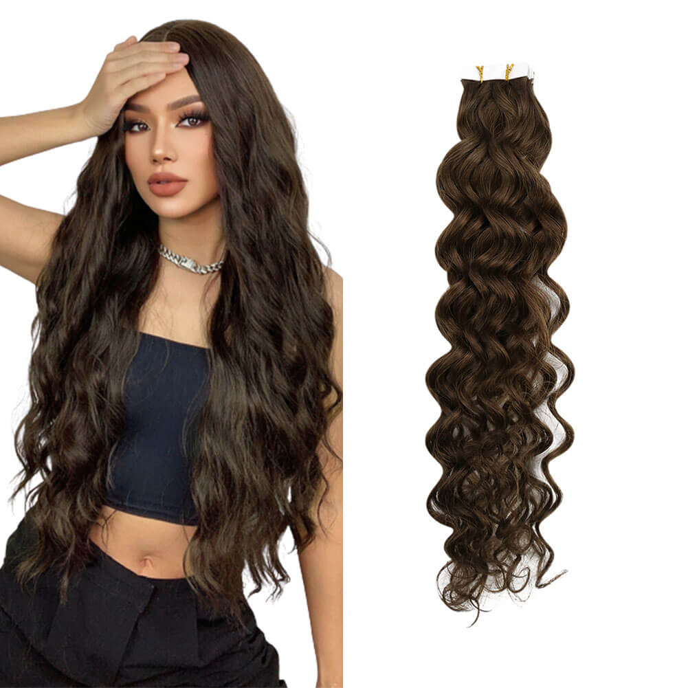 #4 injection tape in extensions natural wave professional hair extensions wholesale supplier