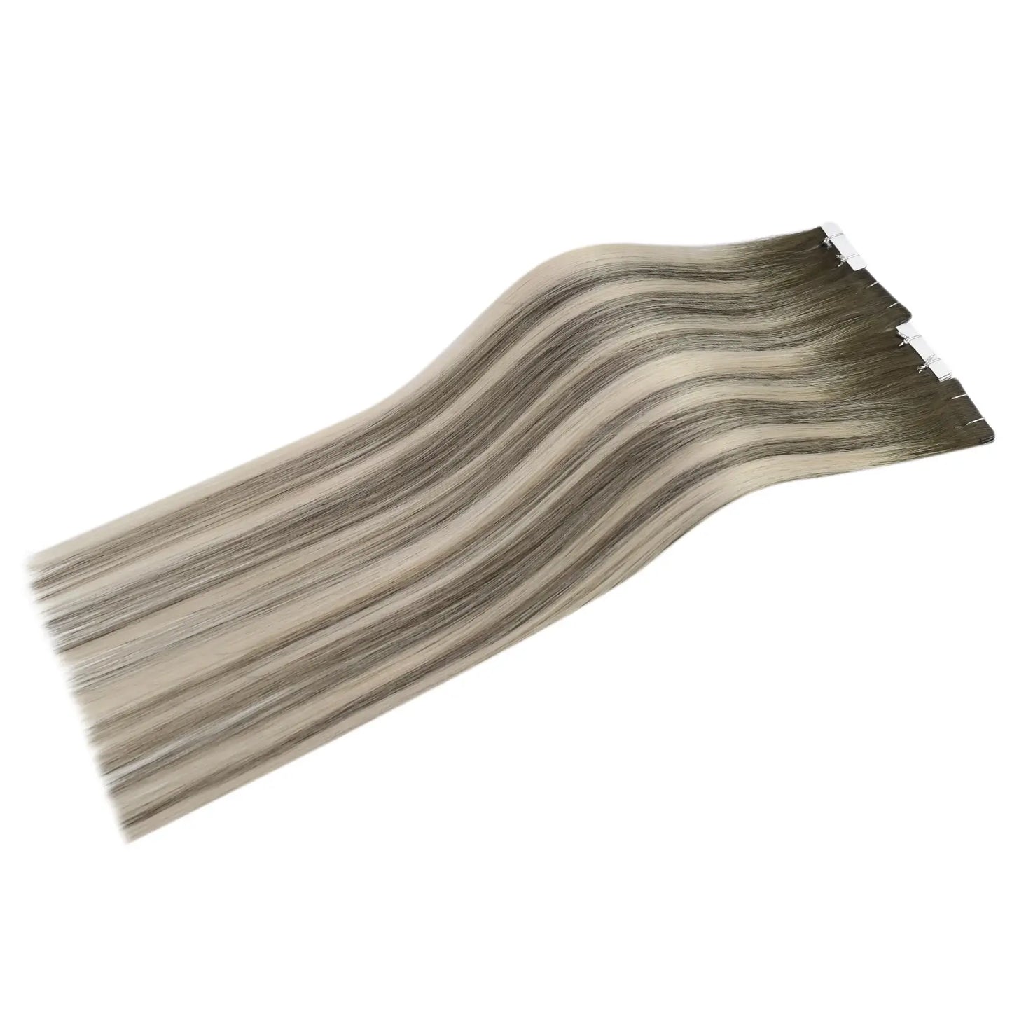 High quality seamless injection tape hair extension with lightweight appearance