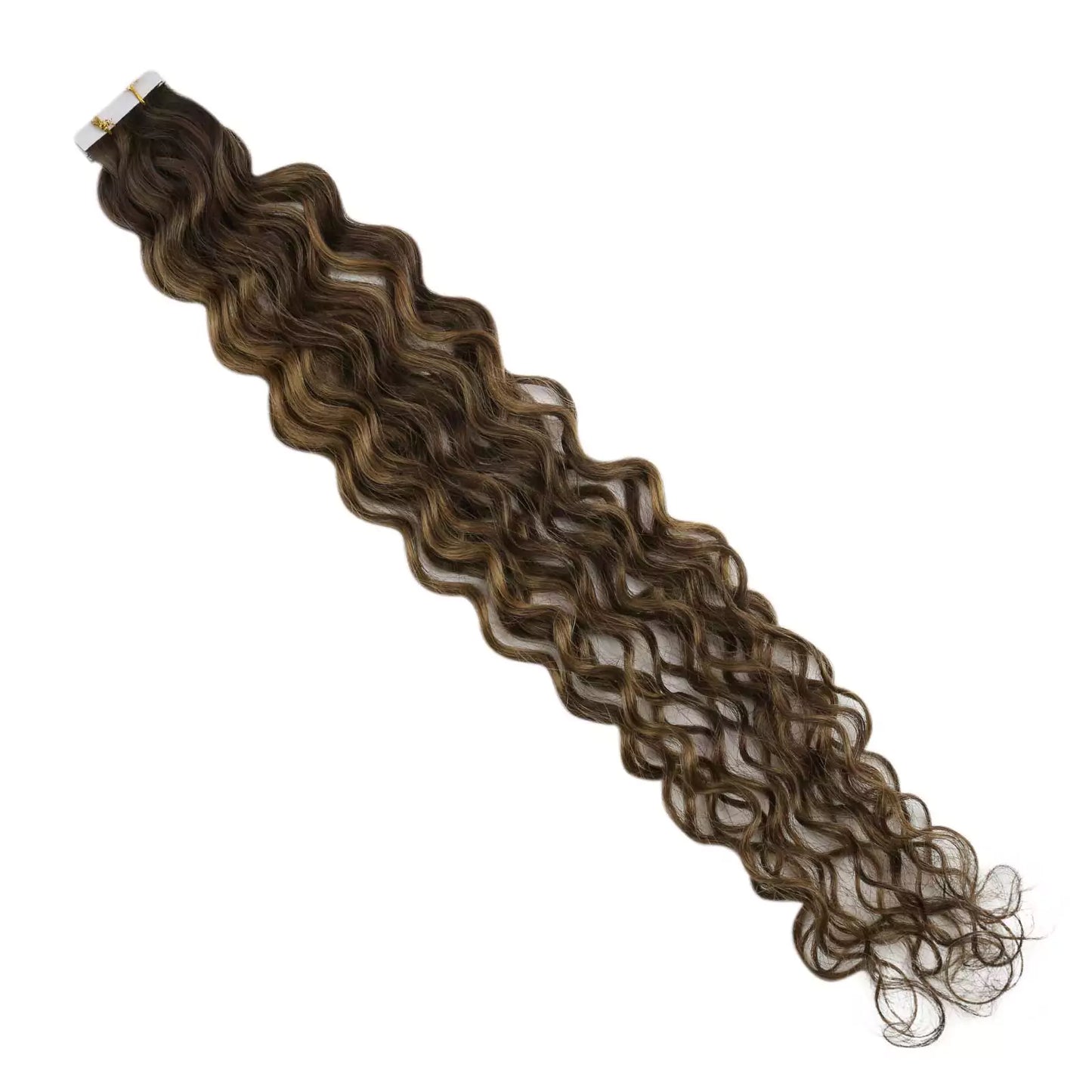 dark balayage injection tape in hair extensions