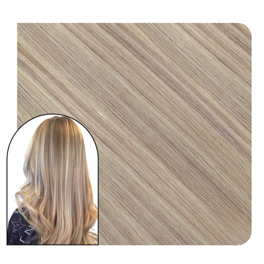 Ugeat Itip Blonde Hair Extensions 20inch I Tip Hair Extensions Human Hair