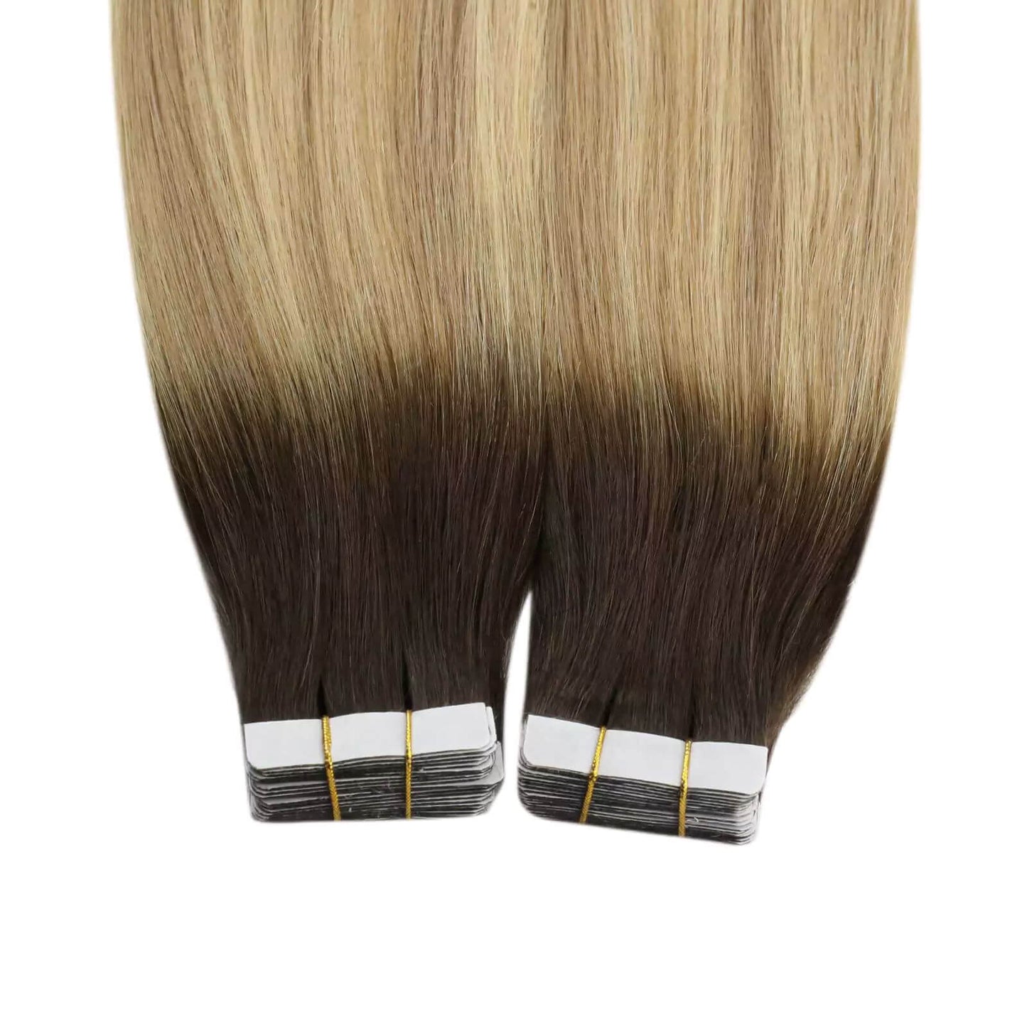 tapeinhairextensionsbrownblondebalayagecolor