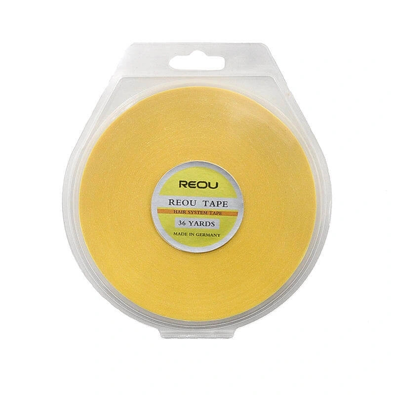 Ugeat yellow hair extension tape roll waterproof tape for skin