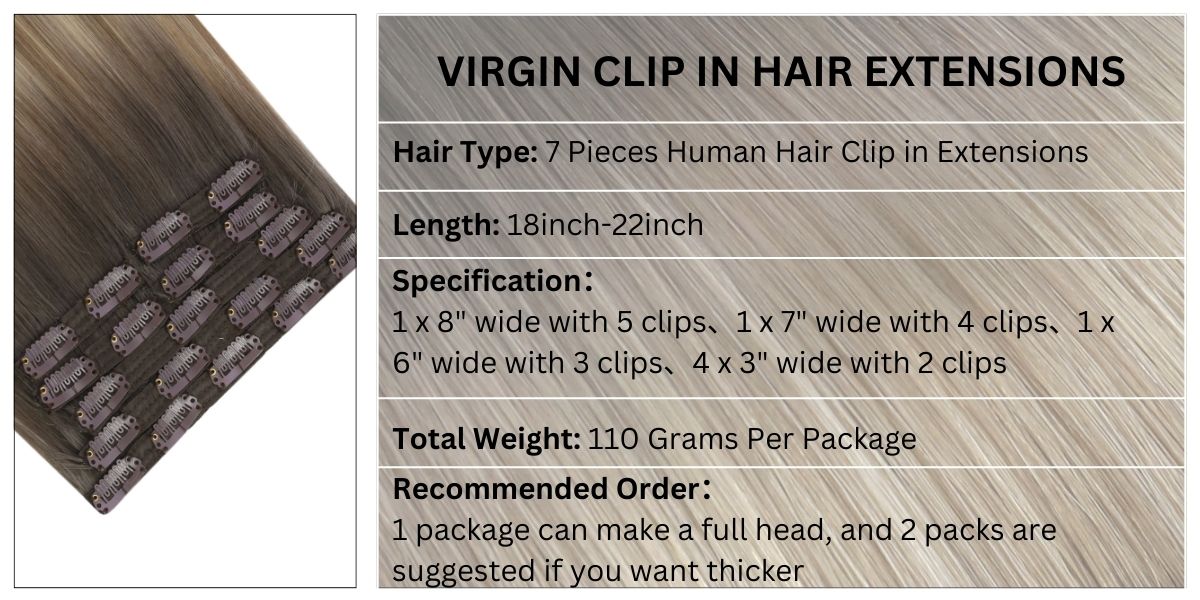 professional clip in hair extensions