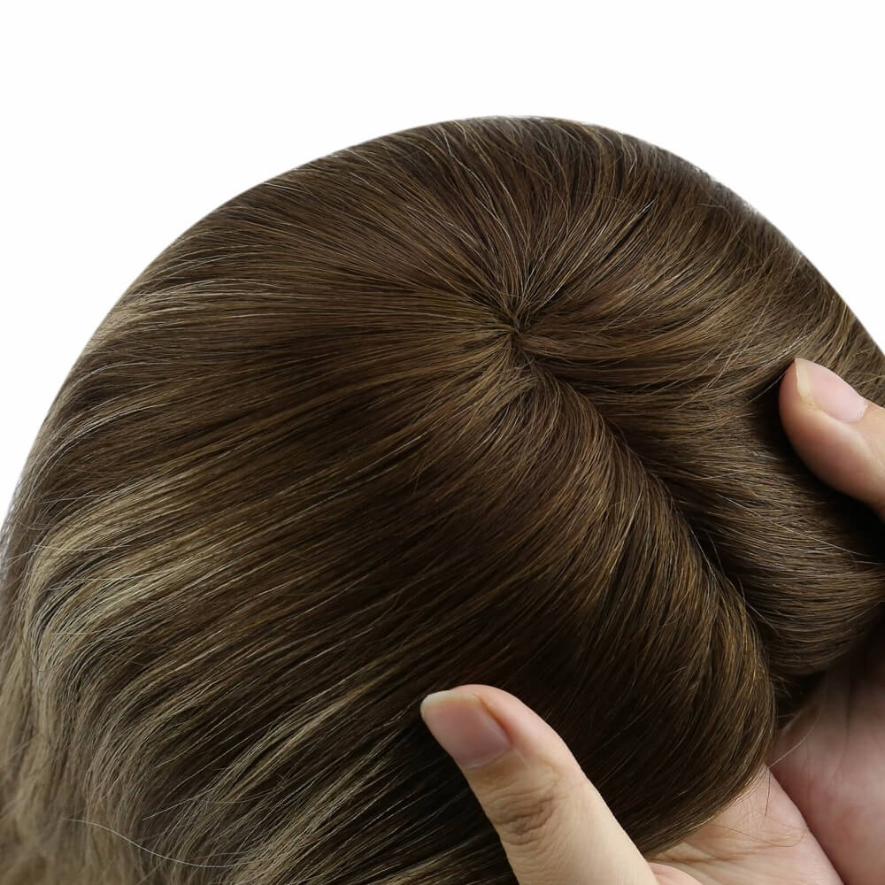 clip on hair pieces for thin hair virgin human hair topper