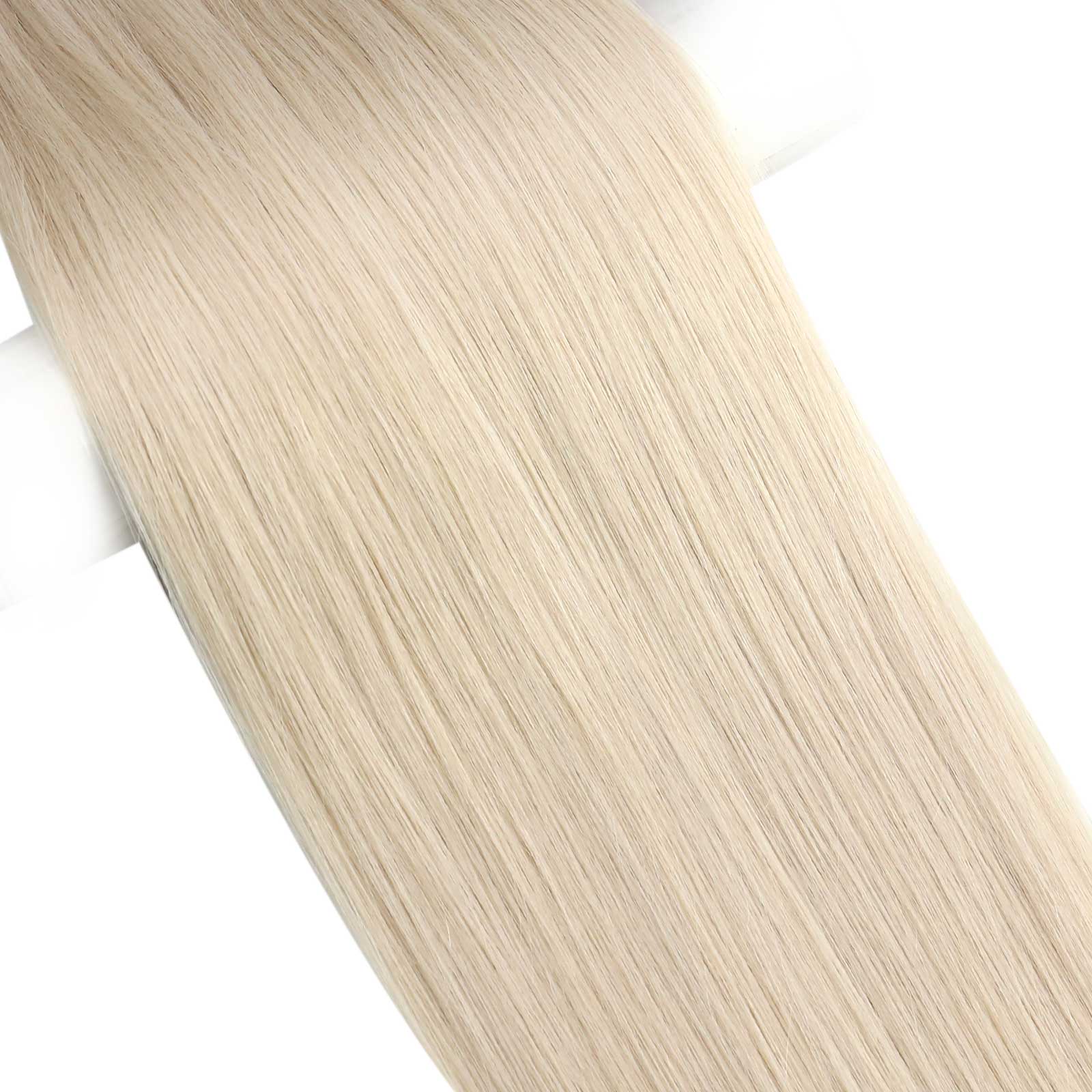 white blonde professional hair weft