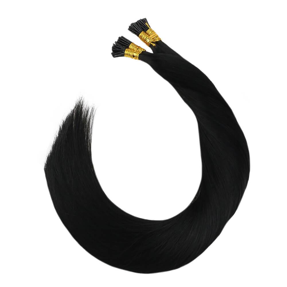 fusion i tip hair extensions human hair blonde