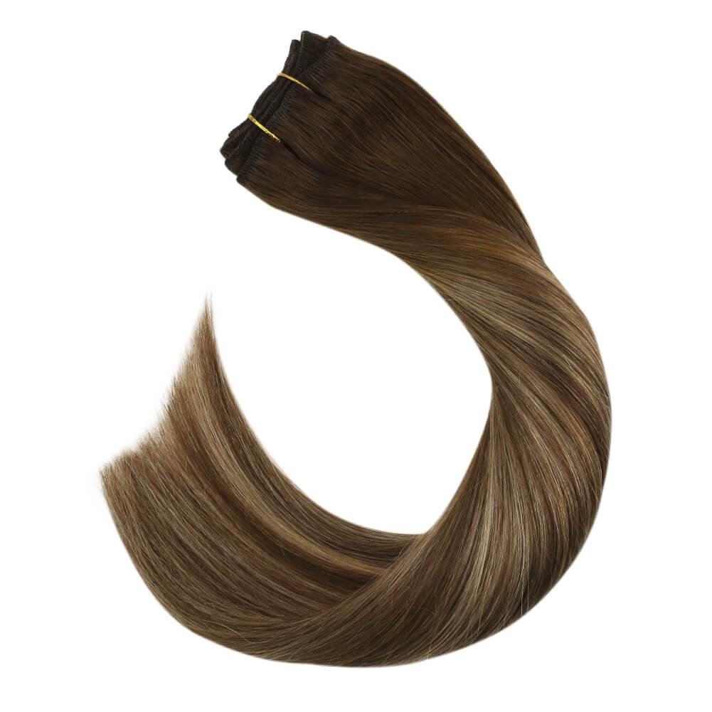 weave hair straight