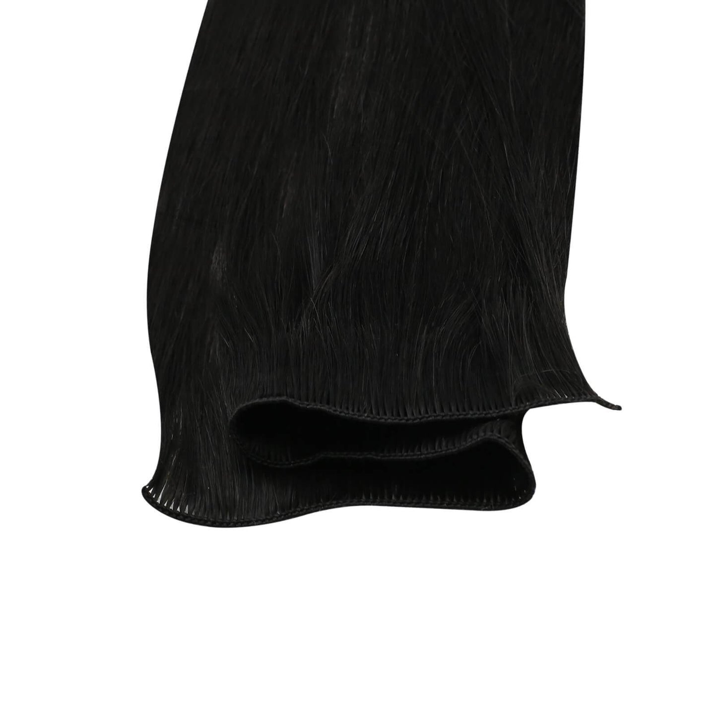 human hair bundles virgin weft hair extensions black color