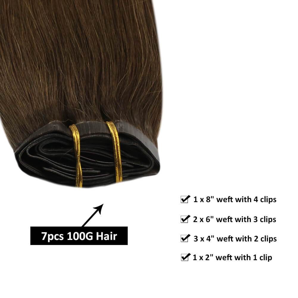 Clip in Extension Clips PU Clip in Extensions