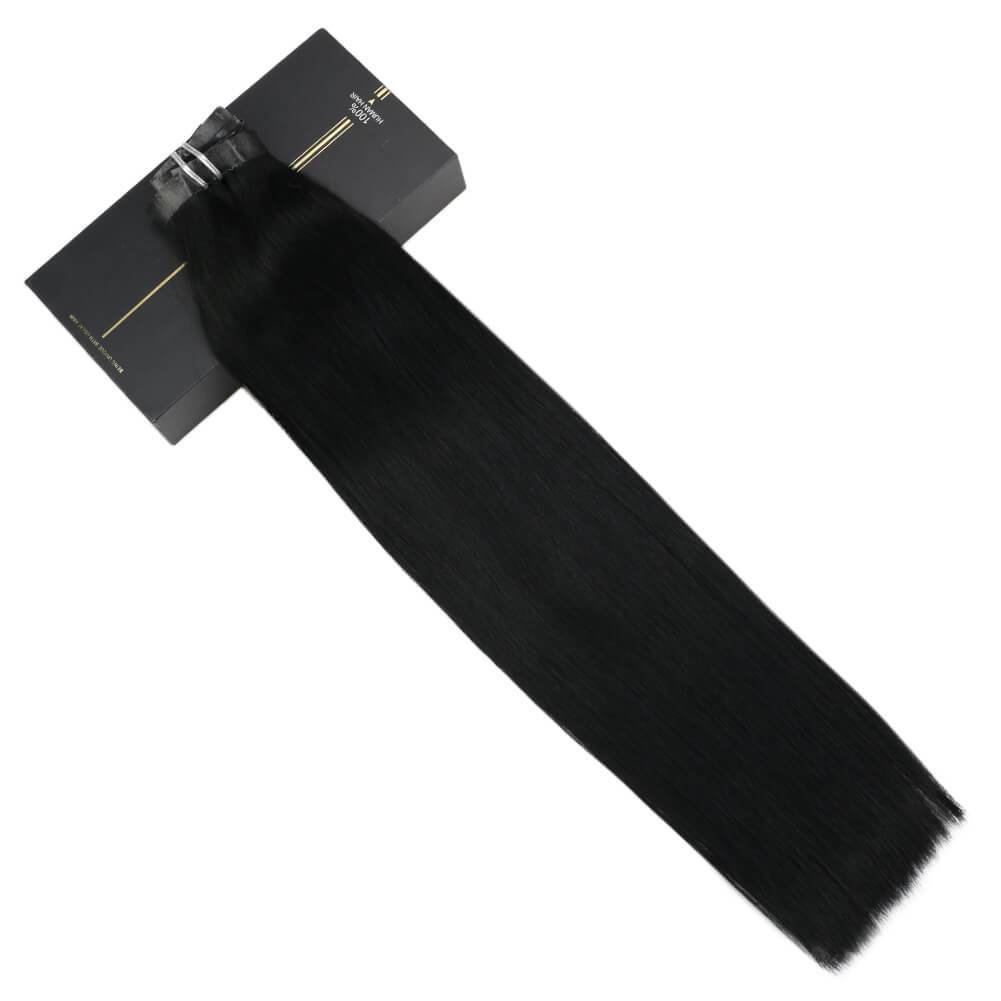 Hair Extension PU Clip ins Real Hair