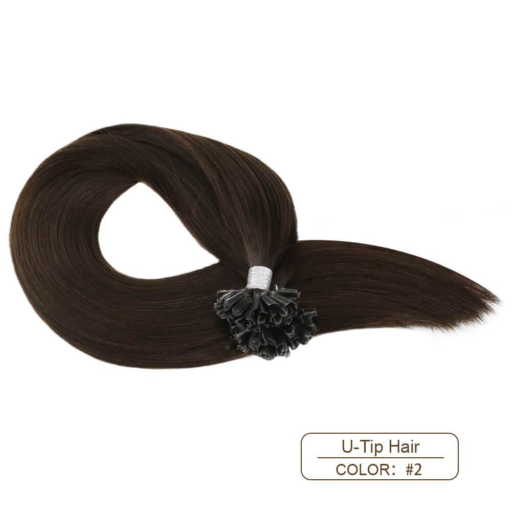 U Tip Hair Extensions Human Hair 20inch Prebonded