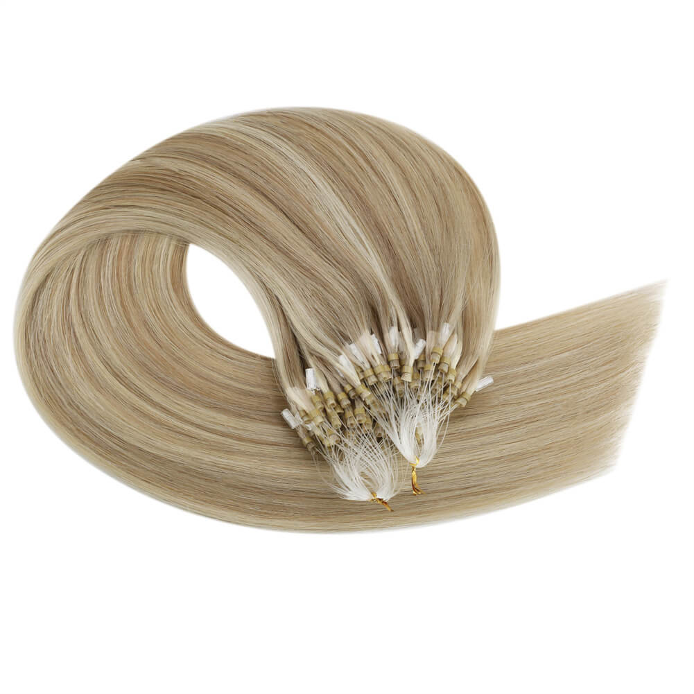 Human Hair #P16/22 Golden Blonde Highlight Medium Blonde