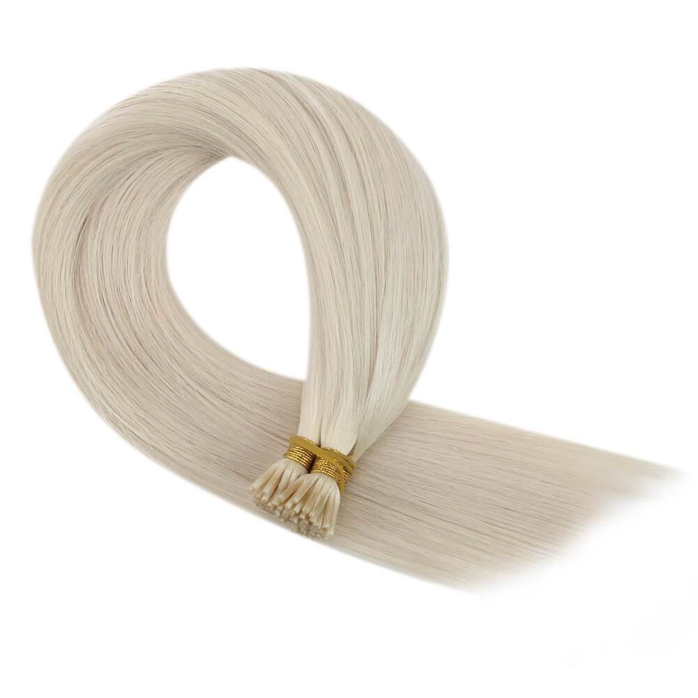 Blonde I Tip Hair Extensions Virgin+ Fusion Hair Extensions #60
