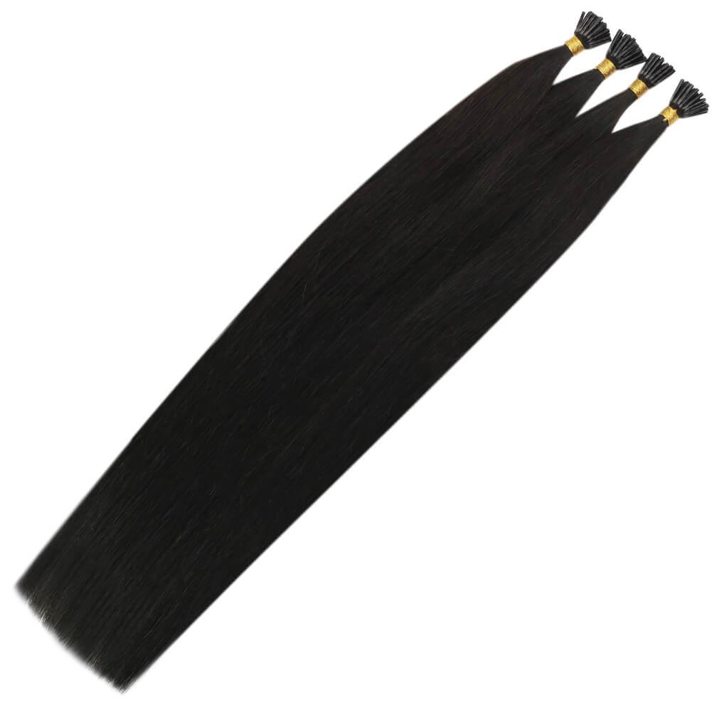Hair I Tip Fusion Hair Extensions Off Black #1B