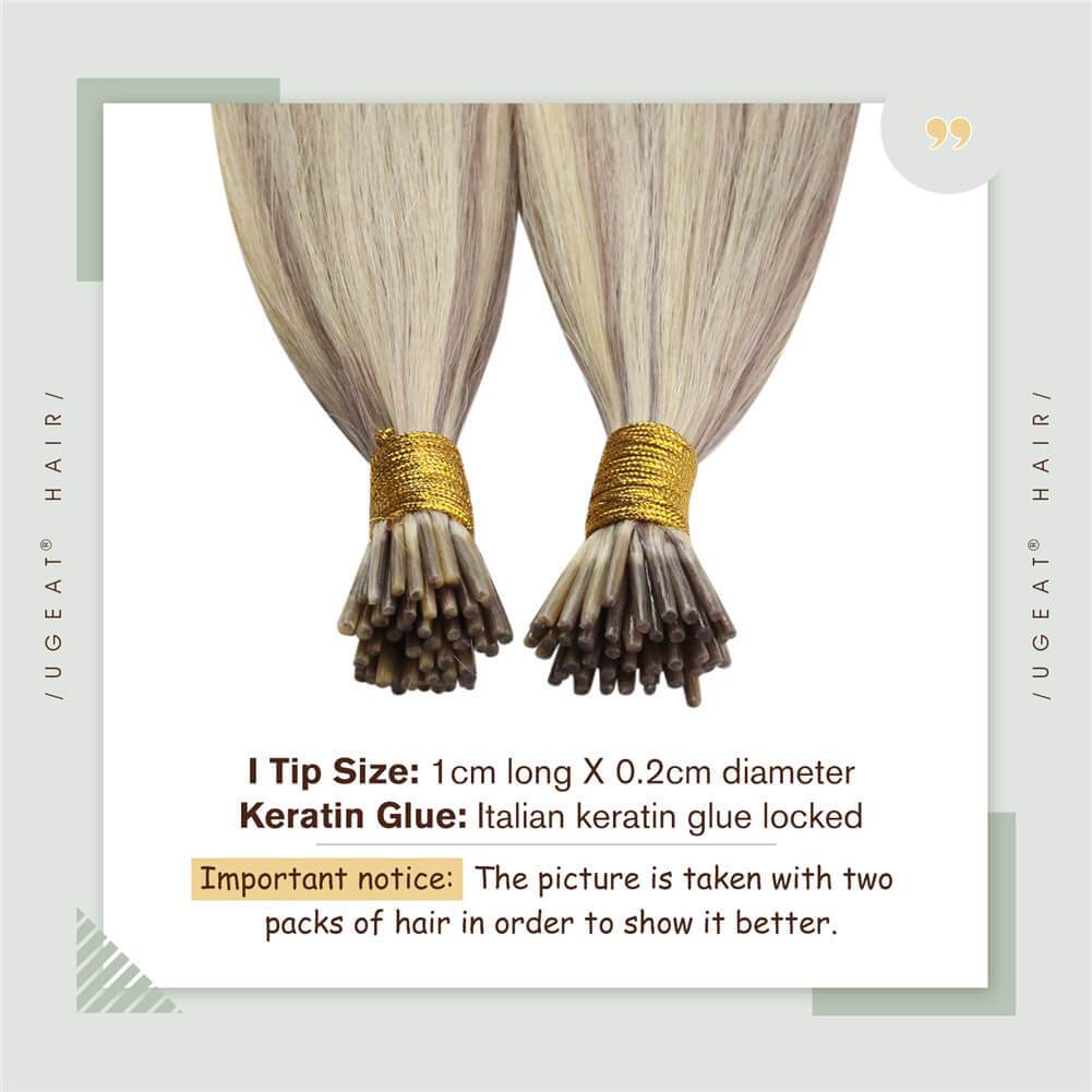 Pre Bonded I Tip Straight Human Hair