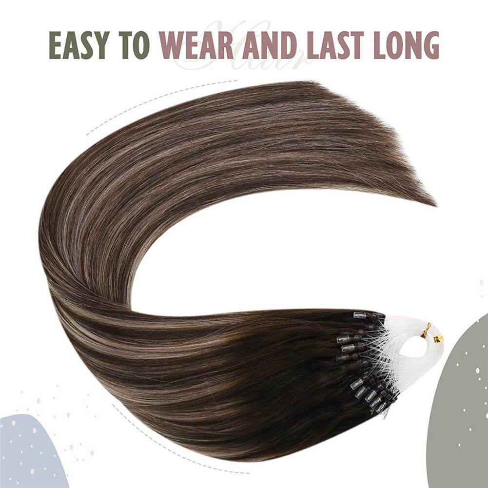 remy human hair micro loop extensions