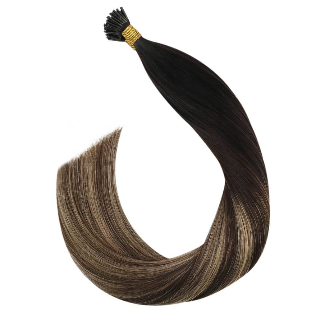 Keratin Tipped Human Hair Extensions Pre Bonded 40Gram