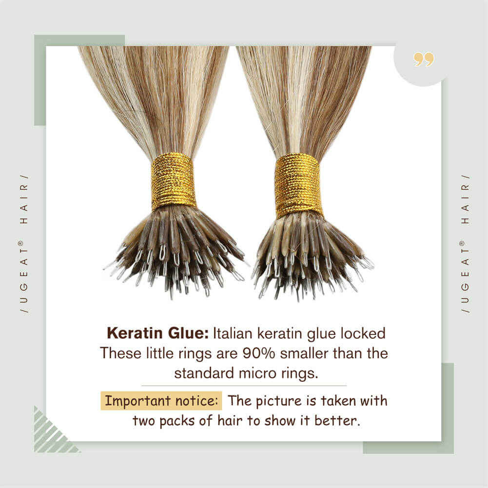 Per Pack Remy Nano Micro Beads Hair Extensions