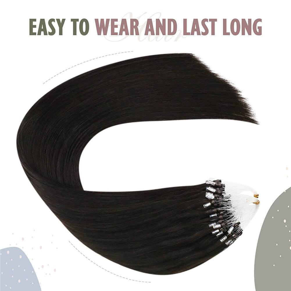 #2 Remy Micro Link Real Hair Extension 50Gram Micro Bead Human Hair Extensions