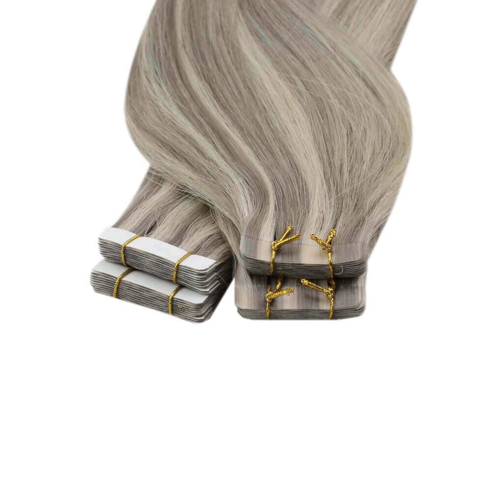 Virgin Hair 100% Human Hair skin weft professional tape hair extensions